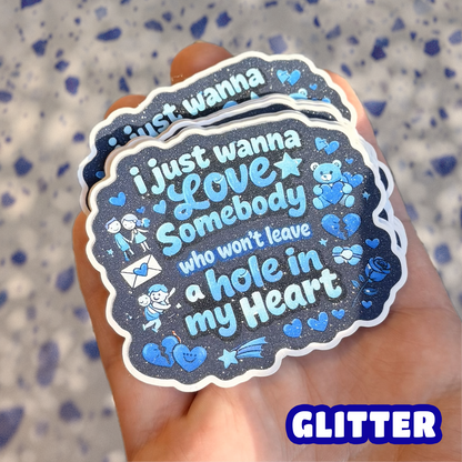 Glitrende klistremerker