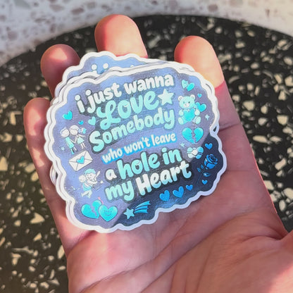 Klistremerke med glossy laminering