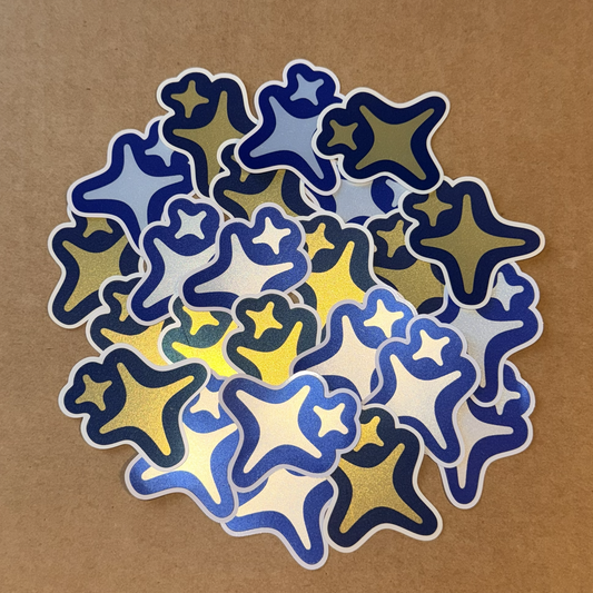 Metalliske klistremerker